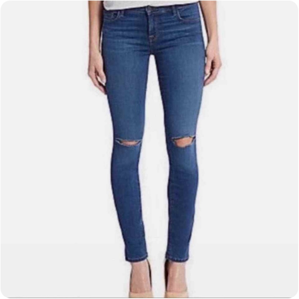 J BRAND Skinny Leg Blu Cod De Jeans Stretch Women’s 26